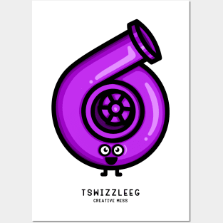 Cutest Turbo - Purple Posters and Art